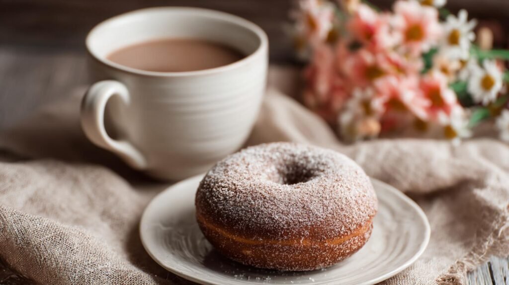 Ciambella al cacao e latte soffice per colazione