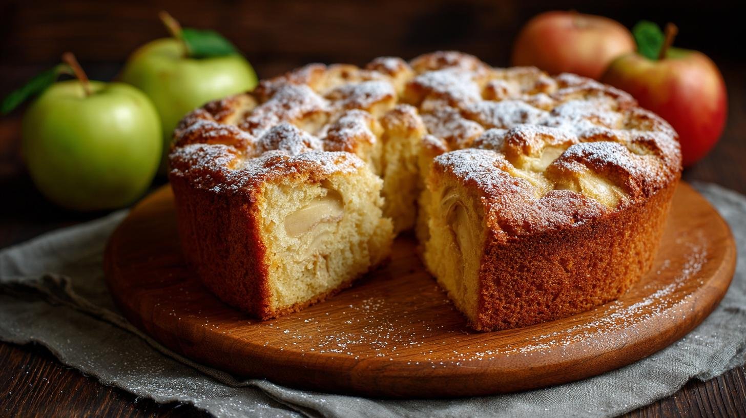 Torta di mele e cannella morbida che non affonda al centro. Ingredienti intelligenti e risparmiosi