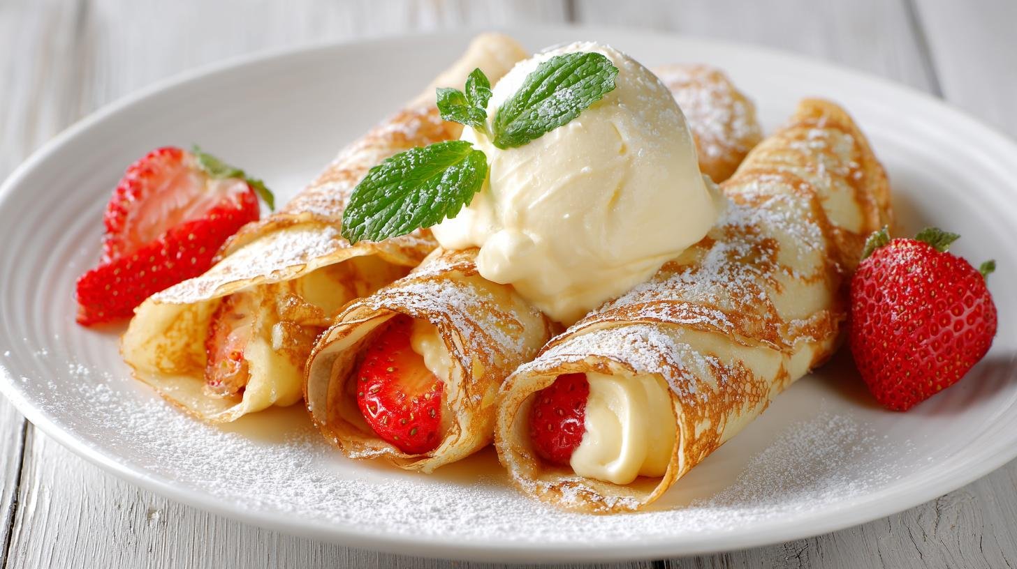 Crepes dolci con crema alla vaniglia morbide e facili. Crema alla vaniglia: il piccolo segreto per la giusta consistenza