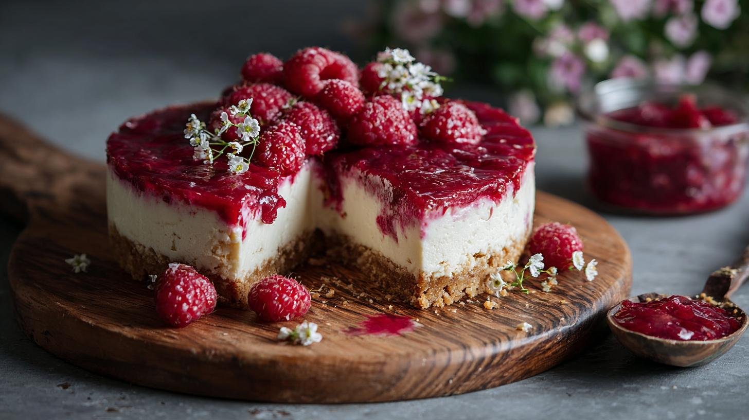 Cheesecake alla ricotta e lamponi senza cottura per principianti. Perché funziona questa ricetta