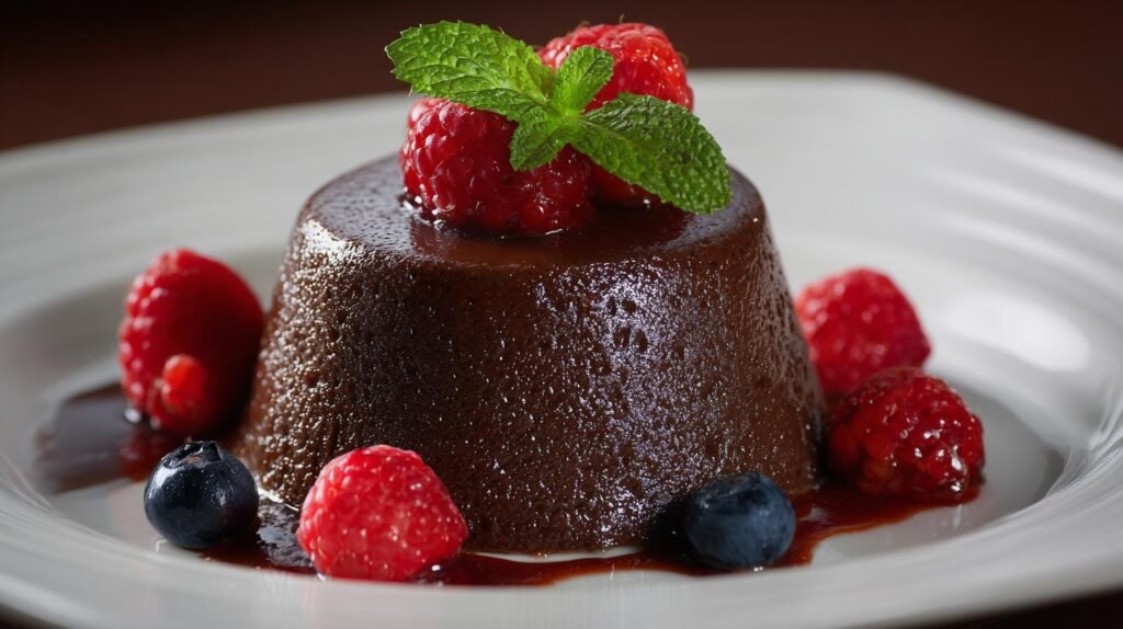 Budino al cioccolato fondente senza forno vellutato e semplice