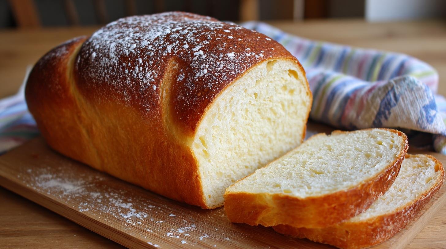 Pane bianco con farina 00 e latte soffice per principianti