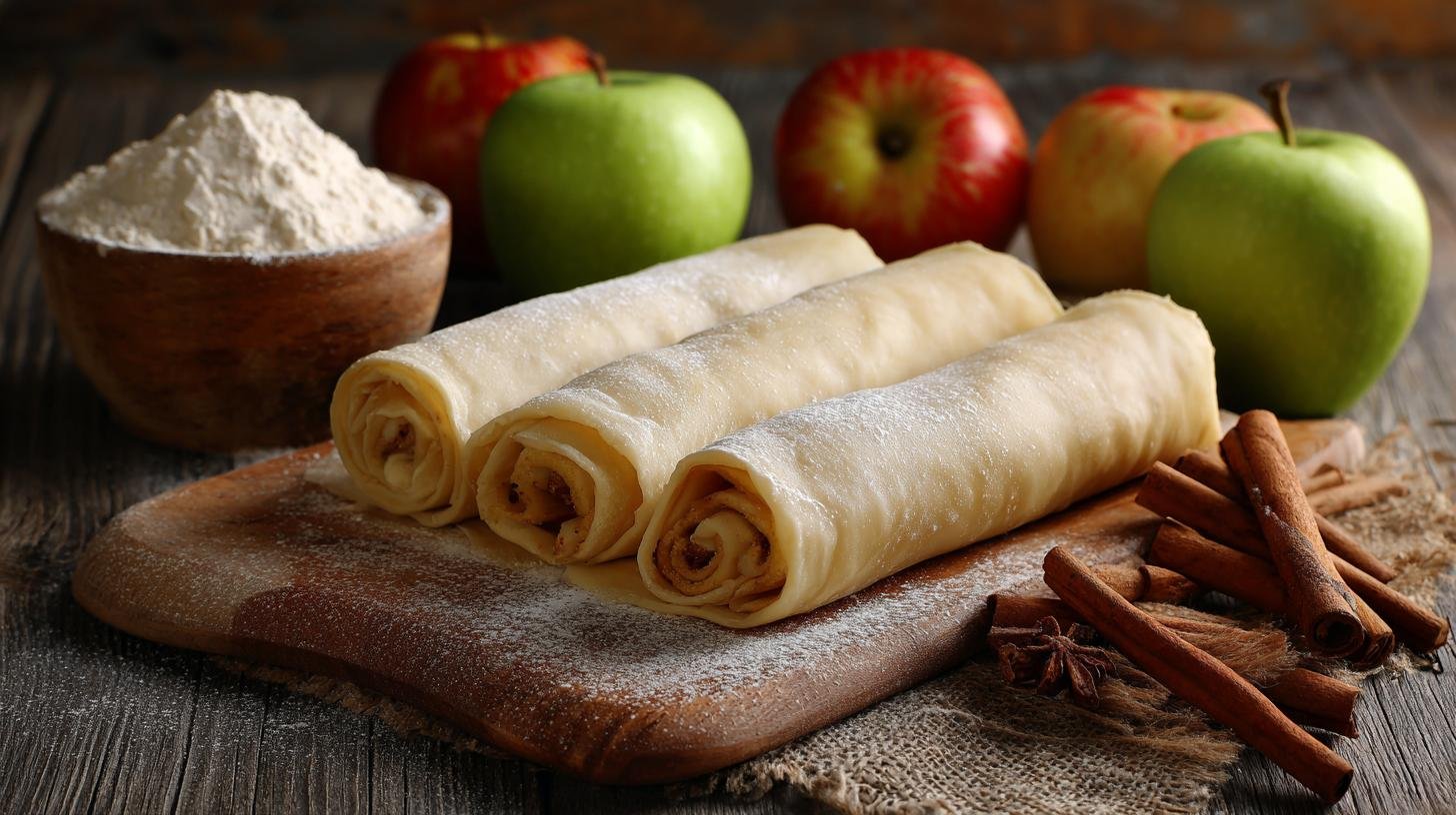 Strudel di mele e uvetta con pasta sottile senza crepe. Impasto: il metodo per una pasta sottile e resistente