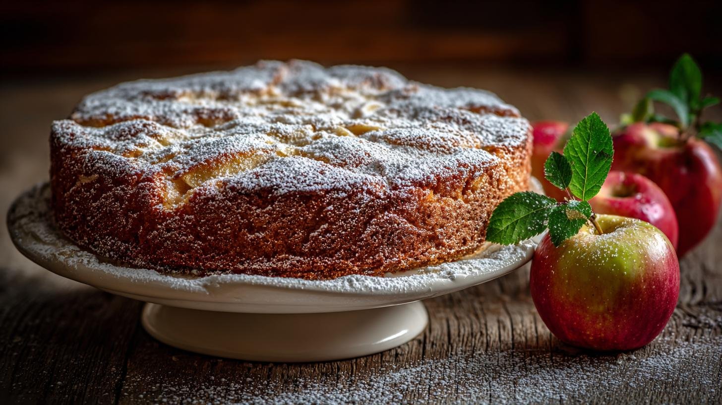 Torta di mele e cannella morbida che non affonda al centro