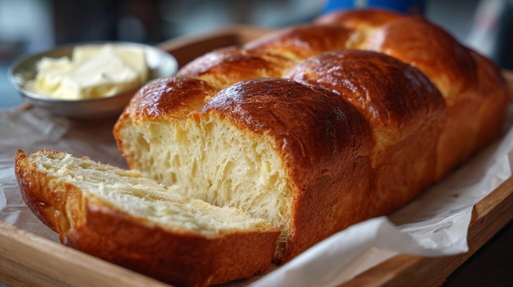Brioche al latte con burro soffice come in pasticceria