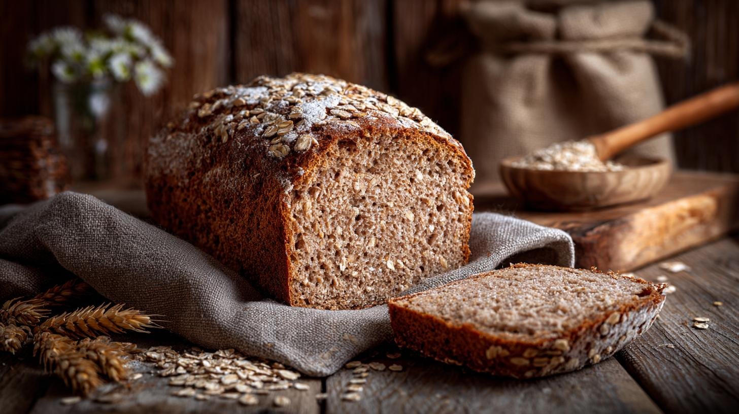 Pane integrale con farina d’avena e yogurt soffice senza errori