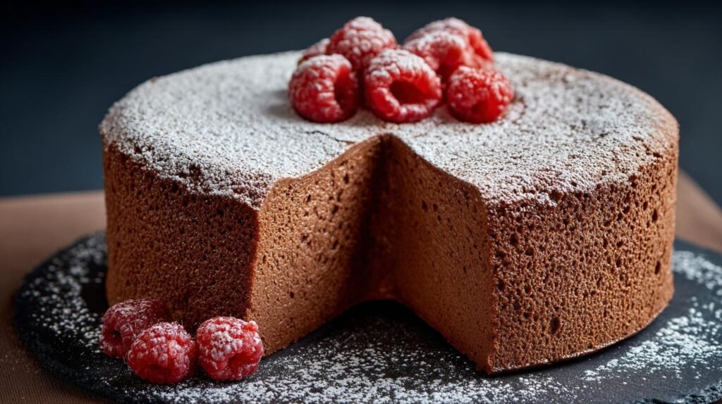 Torta allo yogurt e cacao alta senza burro