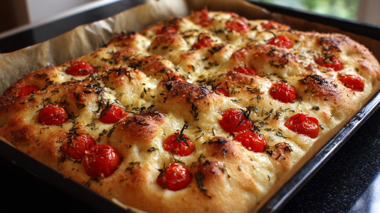 Focaccine pomodori e mozzarella soffici da forno