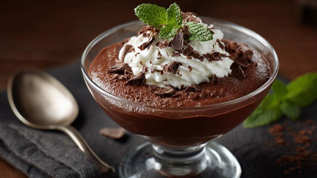 Mousse cacao e panna con consistenza perfetta