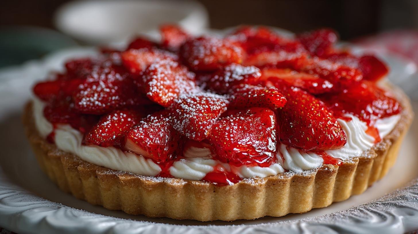 Crostata alla fragola con pasta frolla facile