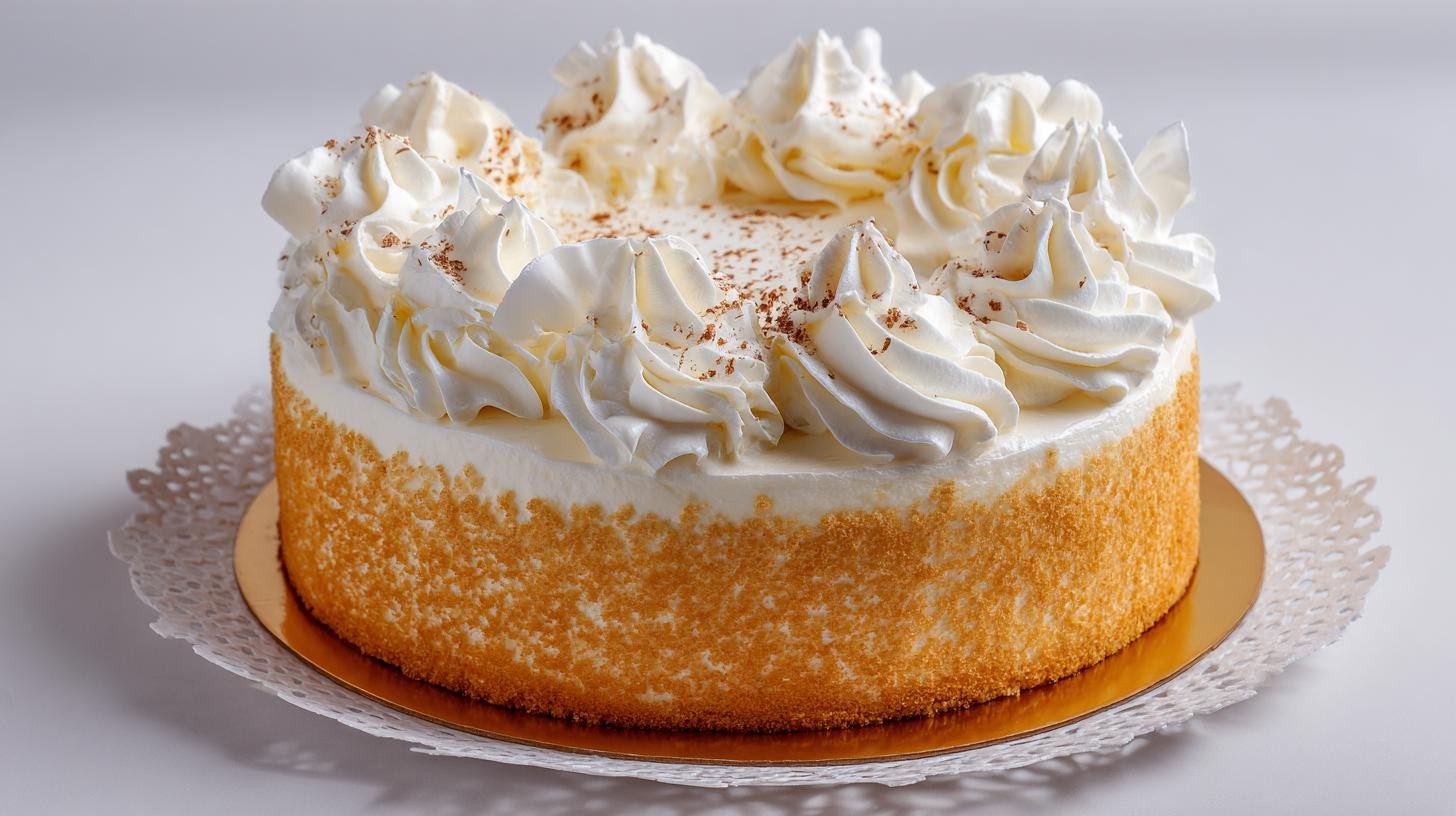 Torta alla panna e vaniglia morbida e veloce