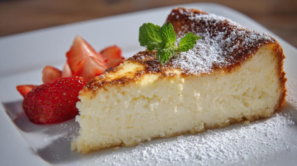 Cheesecake classica con ricotta e zucchero semplice