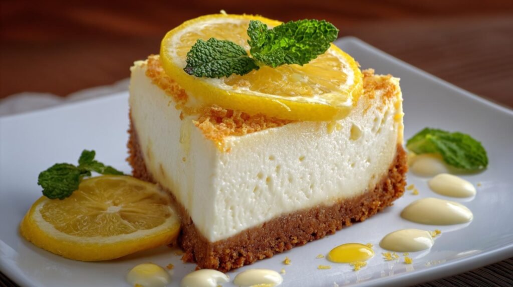 Cheesecake al limone e mascarpone fresca e cremosa