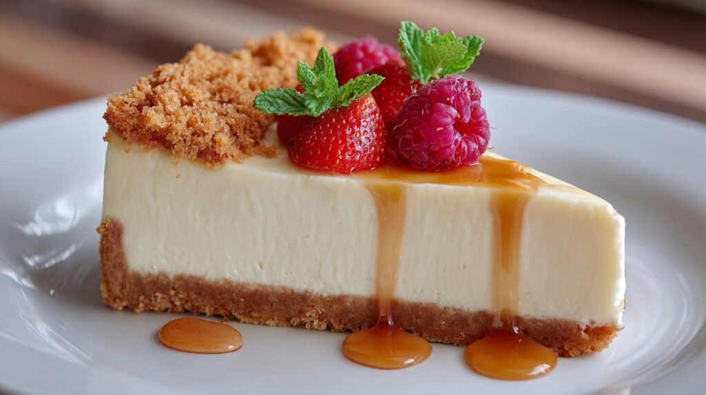 Cheesecake al forno con mascarpone e vaniglia cremosa